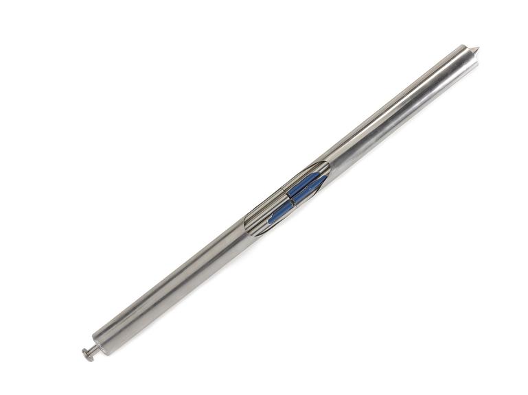 Cobalt-60 source, cut away model, non-radioactive