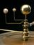 Orrery planetary model with gearwork and scale (astronomical demonstration equipment; orrery)