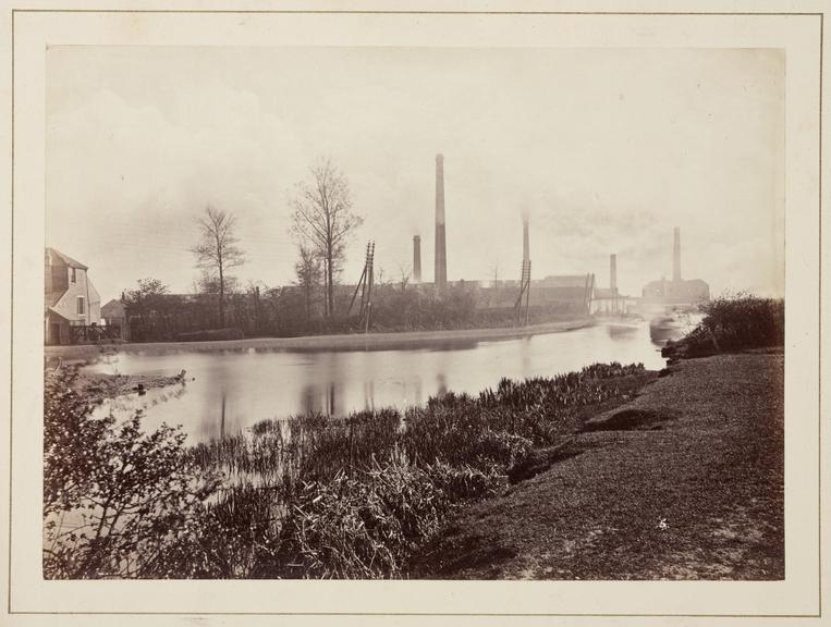 Photograph of the Perkin factory at Greenford