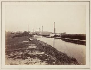 Photograph of the Perkin factory at Greenford