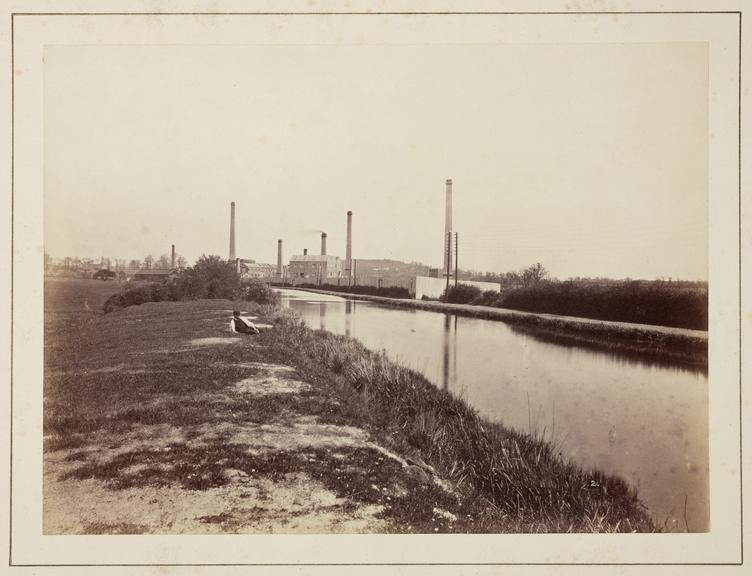 Photograph of the Perkin factory at Greenford