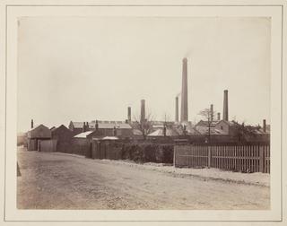 Photograph of the Perkin factory at Greenford