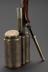 Water pipe for smoking tobacco or opium with tobacco box incorporated engraved brass
