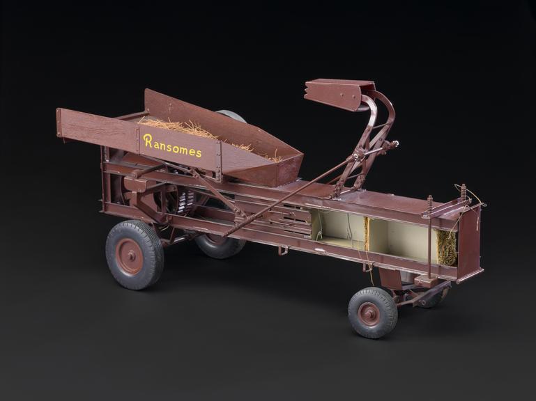 1:12 scale model of a straw baler | Science Museum Group Collection