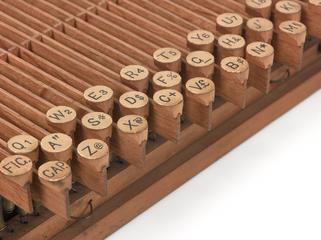 Wooden model Murray type-printing telegraph