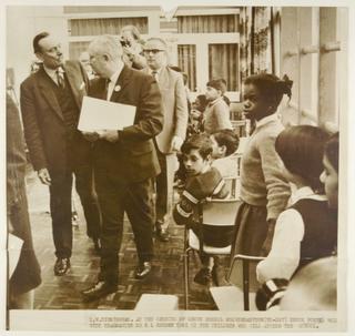 Enoch Powell at the opening of a School in Wolverhampton