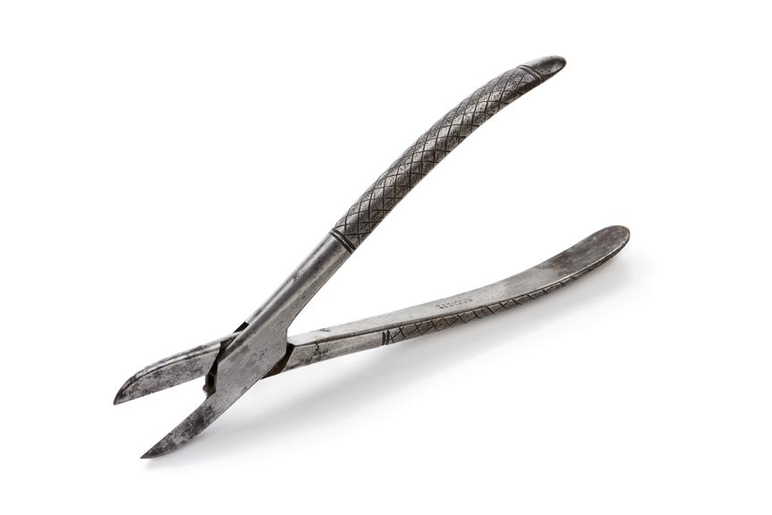 Bone cutting forceps