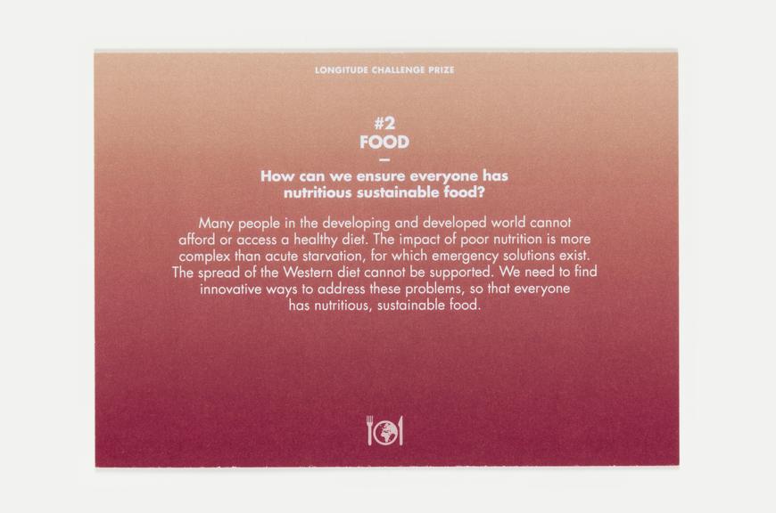 Card 9 of 10 relating to the Longitude Prize: ‘Never a greater