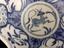 Barber's shaving bowl, tin glazed earthenware, animal motif