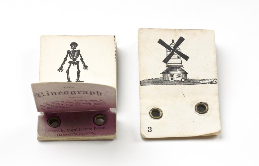 Flicker books (2): windmill, illustration in original patent