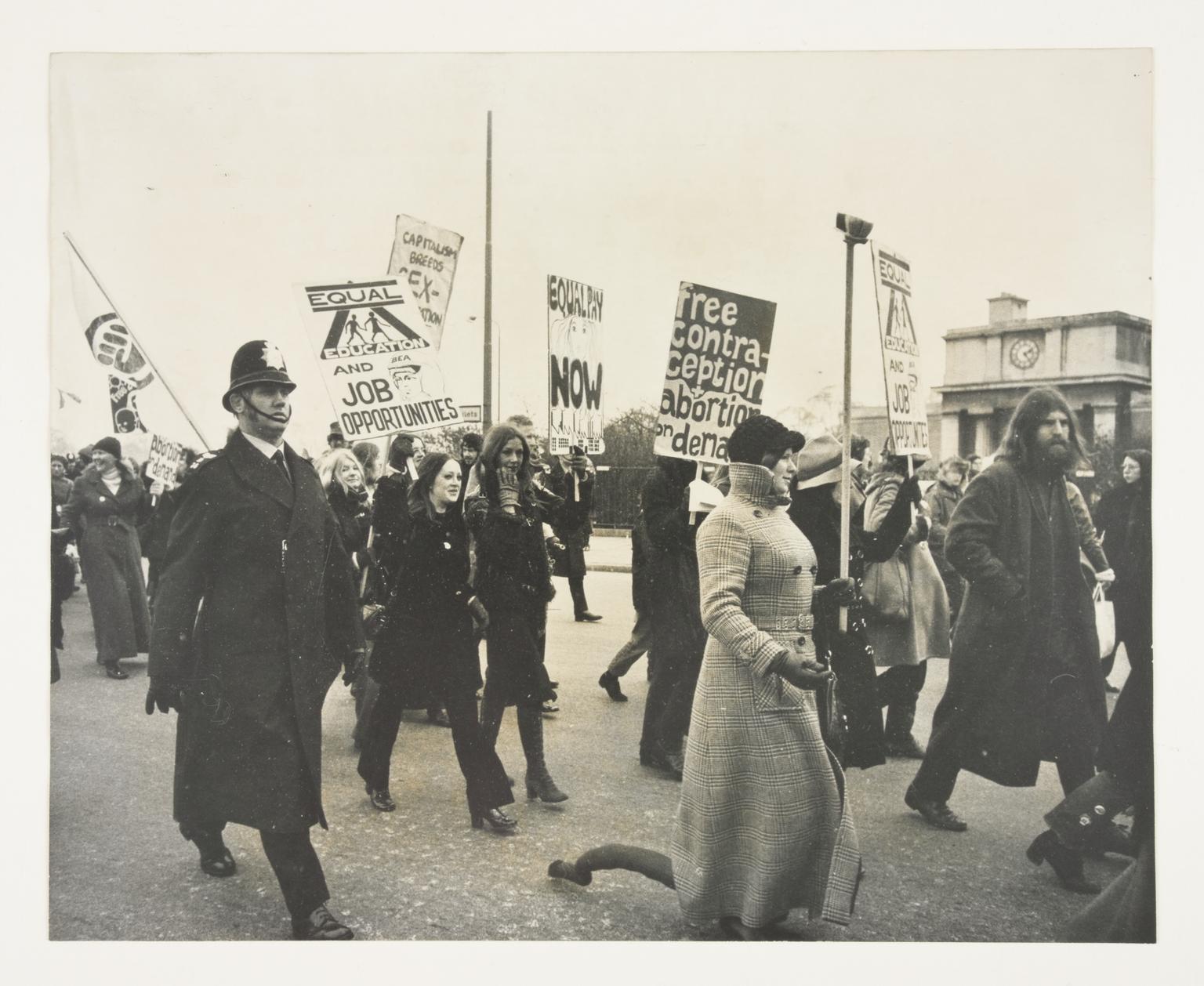 Libber Demonstrators at Women’s Liberation Movement March in London | Science ...