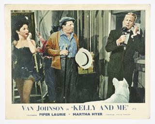 Lobby card for the film 'Kelly and Me'