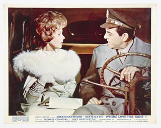Lobby card for the film 'Where Love Has Gone'