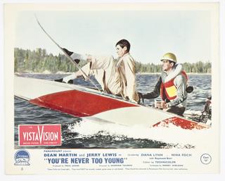 Lobby card for the film 'You're Never Too Young'