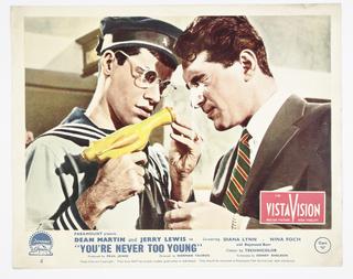 Lobby card for the film 'You're Never Too Young'