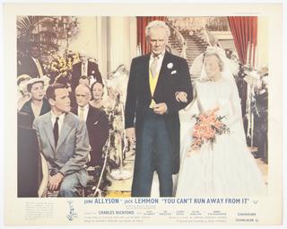 Lobby card for the film 'You Can't Run Away From It'