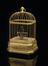 Bird in cage automaton, made by Bontems, France, c1900-1910.