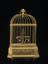 Bird in cage automaton, made by Bontems, France, c1900-1910.