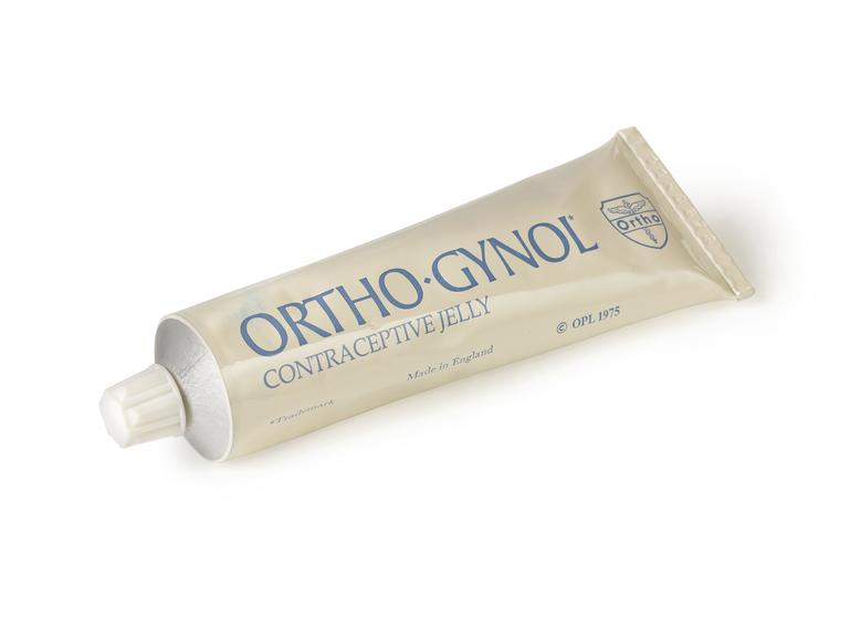 Tube of "Ortho-gynol" contraceptive jelly