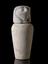 Limestone falcon headed canopic jar, Egyptian, 2000BC - 100AD.