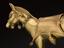 Gilt bronze buddhist statue of a mule, incomplete, Tibetan