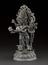 Brass buddhist statue, perhaps Dharmapala, Tibetan, 1801-1900