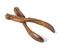 Forceps, obstetrical, wooden model, probably English