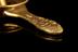 Dental impression tray, bronze, gilt, probably French