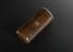 Wooden cigar case with burr-walnut veneer, tall vertical case