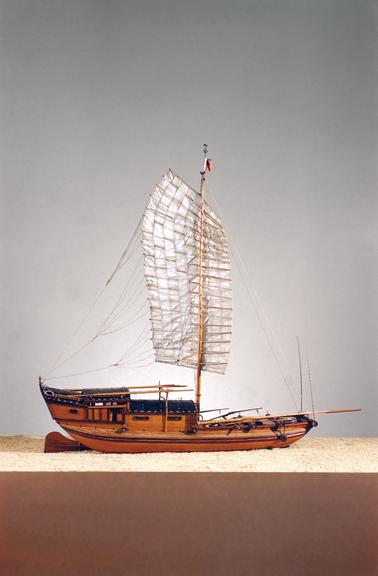 Rigged model, scale 1:14, of Upper Yangtze trading junk