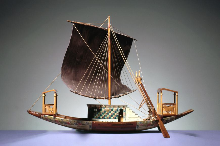 Model of ship, similar to that found in Tutankhamun's tomb | Science ...