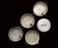 Set of 4 stacking steaming pans each with a pair of handles