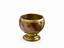 Leather-covered brass cup, possibly Near Eastern, 19th century