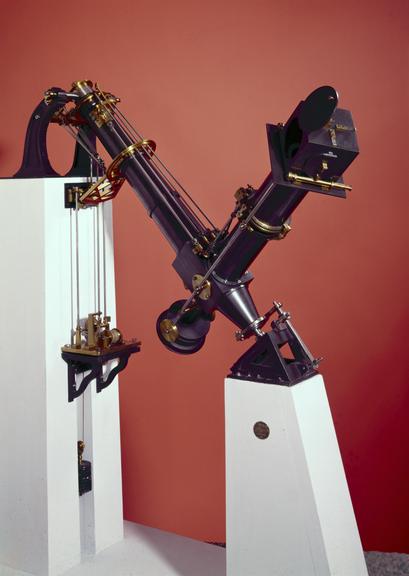 Scale model of Loewy's Coude (elbow) Telescope, 1892