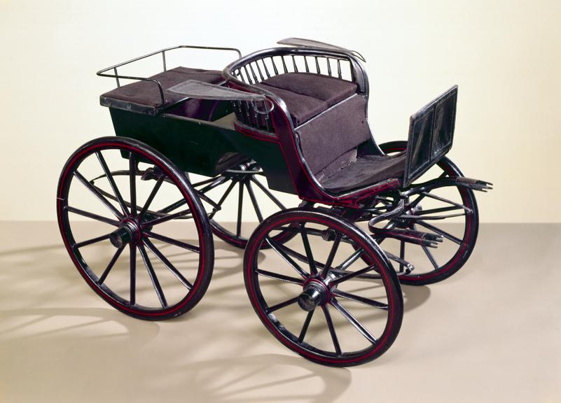 Stanhope phaeton of 1865, scale model