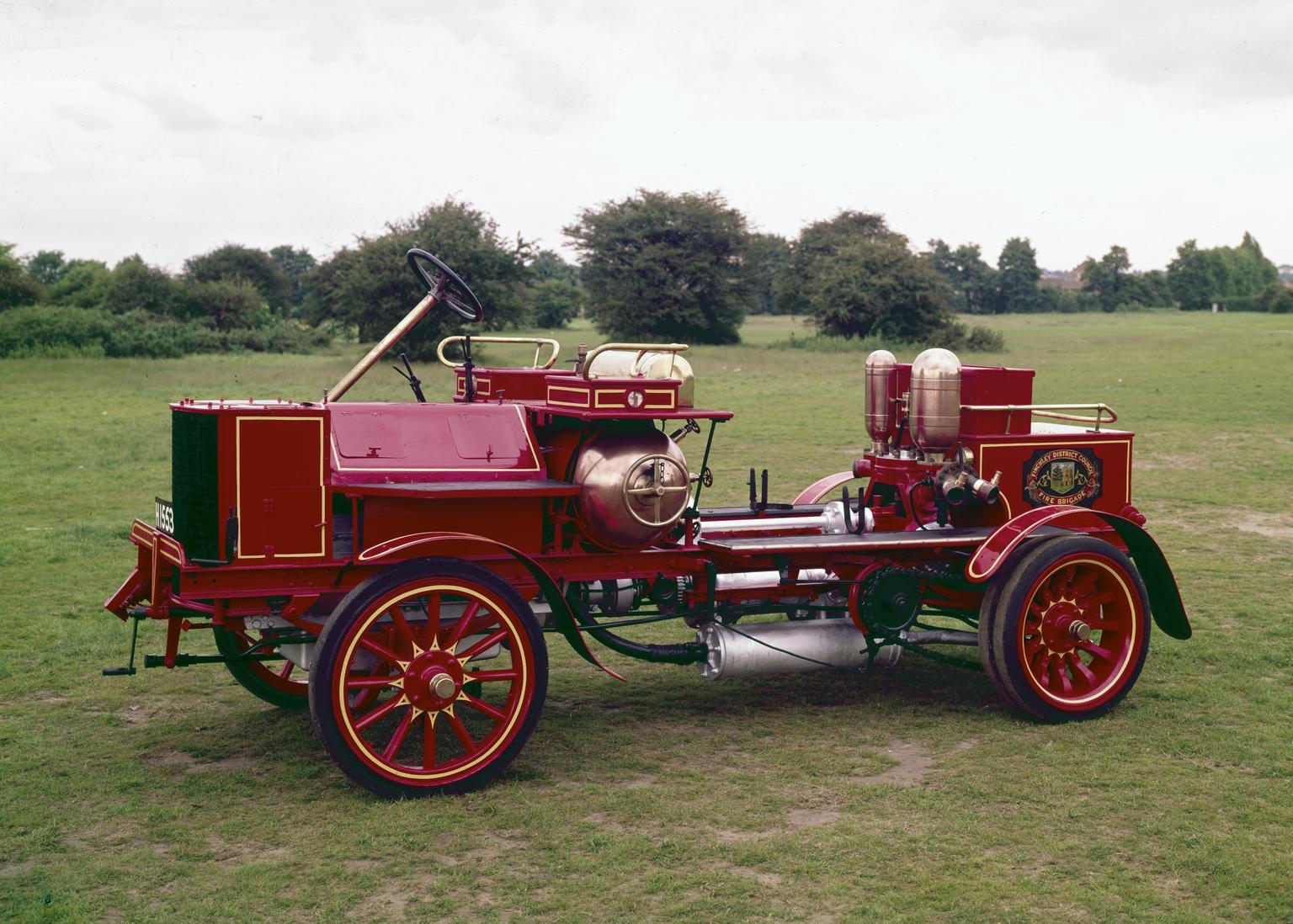 Motor fire engine with Hatfield pump made by Merryweather and Sons ...