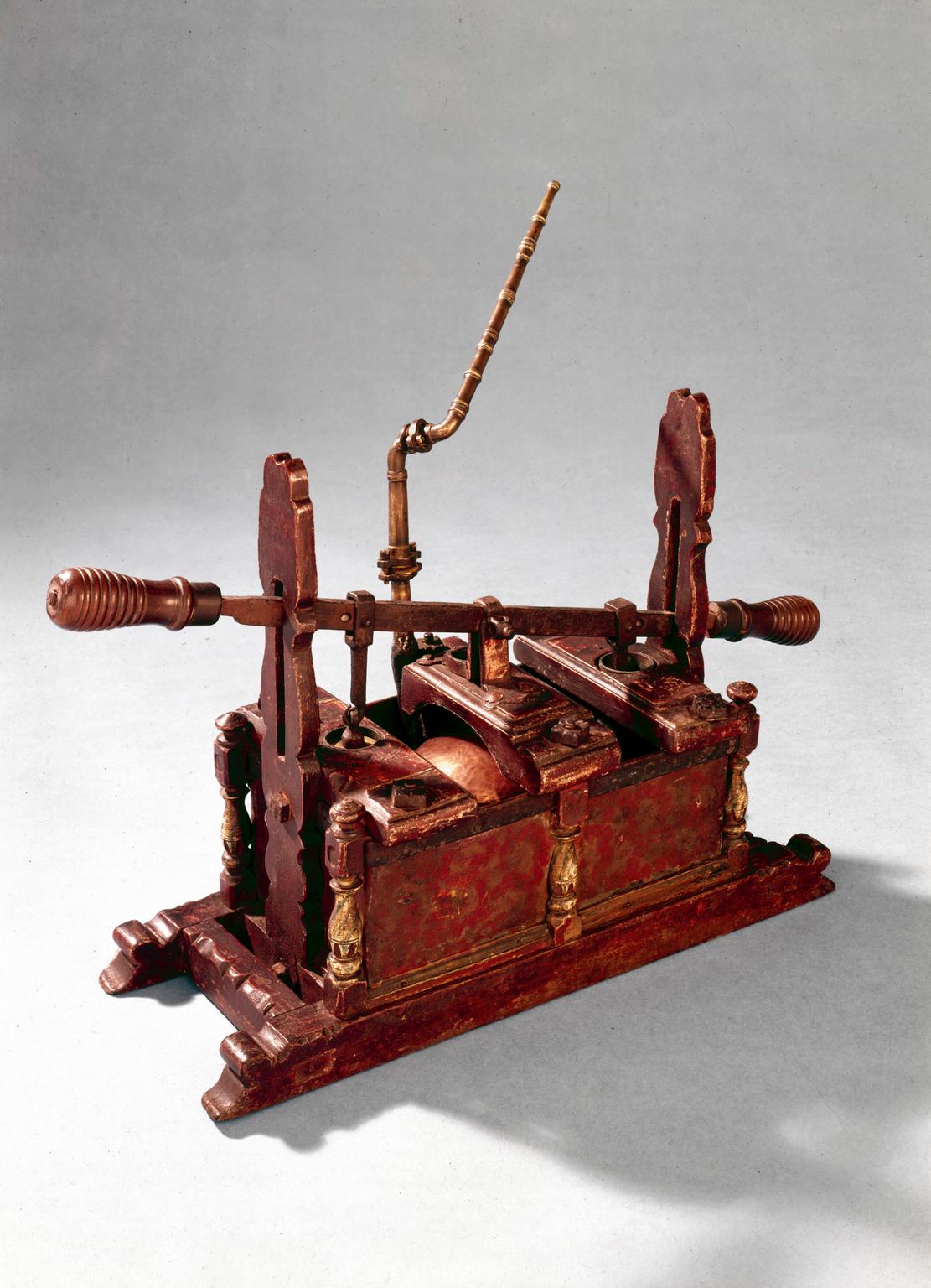 Model of early manual fire engine, ca. 1680. | Science Museum Group ...