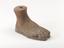 Votive foot, right, probably Roman, 200BC-200AD