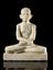 Alabaster statue of seated man, probably Indian, 1801-1900