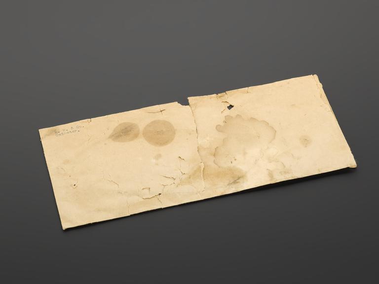 Original envelope for rubber catheter from 'Tabloid" medicine