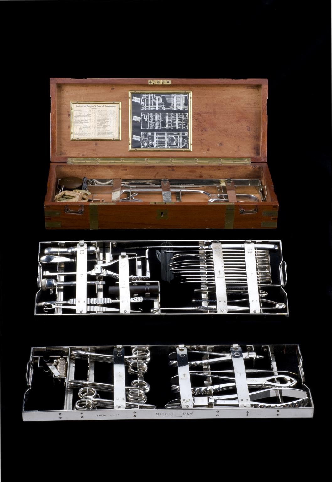 Surgical instrument set, Royal Army Medical Corps | Science Museum ...