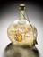 Italian glass crested pharmacy bottle, 17th century.