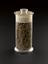 Glass jar, contains wormwood from Europe.