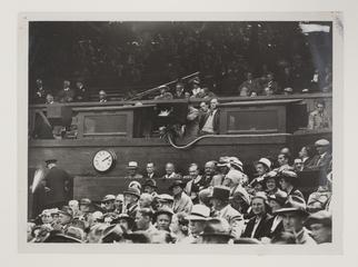 Photograph of first televised Wimbledon Championship