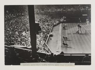 Photograph of the first televised Wimbledon Championship