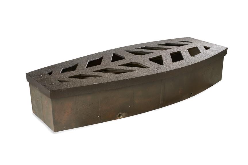 Iron mortsafe lid