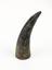 Cupping horn, gently curved, pointed tip, perforated, Ibo tribe