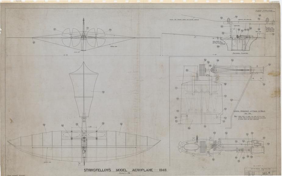 Stringfellow's Model Aeroplane 1848