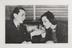 Photograph of actress Hedy Lamarr with actor Reginald Gardiner