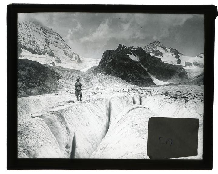 Glass slides of mountainous scenes presumably in Kashmir